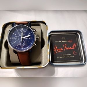 Fossil Men's Rhett Chronograph, Stainless Steel Watch